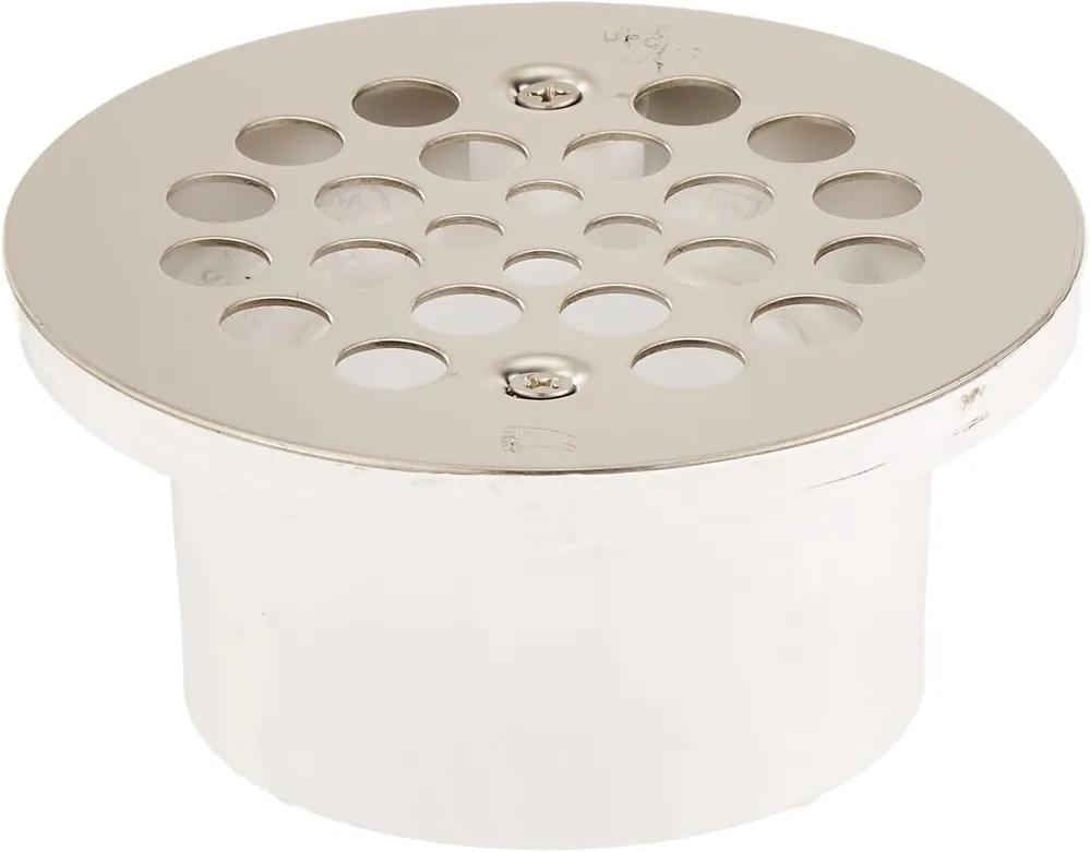 Jones Stephens D54001 Multi Purpose PVC Drain 2 Inch x 3 Inch with Stainless Steel Strainer