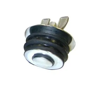 GENE RICH 6059 1-1/2 in. Rubber Test Plug with Steel Flanges for Cast Iron, Plastic Soil Pipe