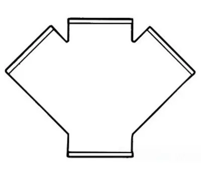 SK0387500-US20260702-105043-0 Tyler Pipe 008798 DWV Combination Wye and Bend Cast Iron 3 x 3 x 2 Inch - Image 1