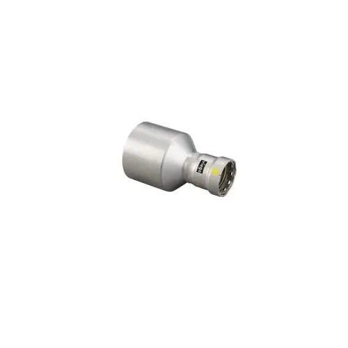 Viega 28820 MegaPressG Reducer FTG x Press 3 inch x 1-1/4 inch Lead Free Zinc-Nickel Coated Carbon Steel