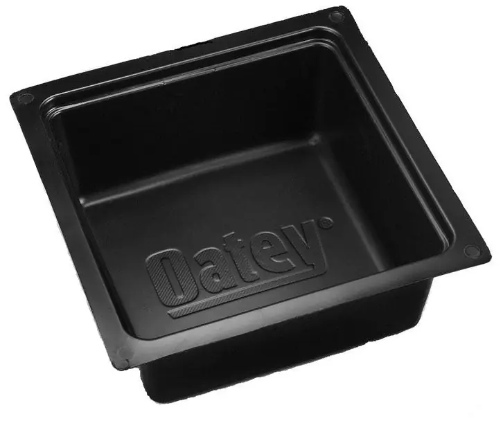Oatey 34080 Standard Tub Box 13 Inch x 13 Inch Top 11-1/2 Inch Bottom