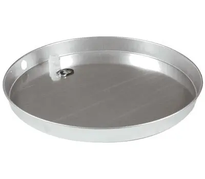 SK0387683-US20260702-105043-0 Camco 20836 24 in. Aluminum Drain Pan with CPVC Fitting - Image 1
