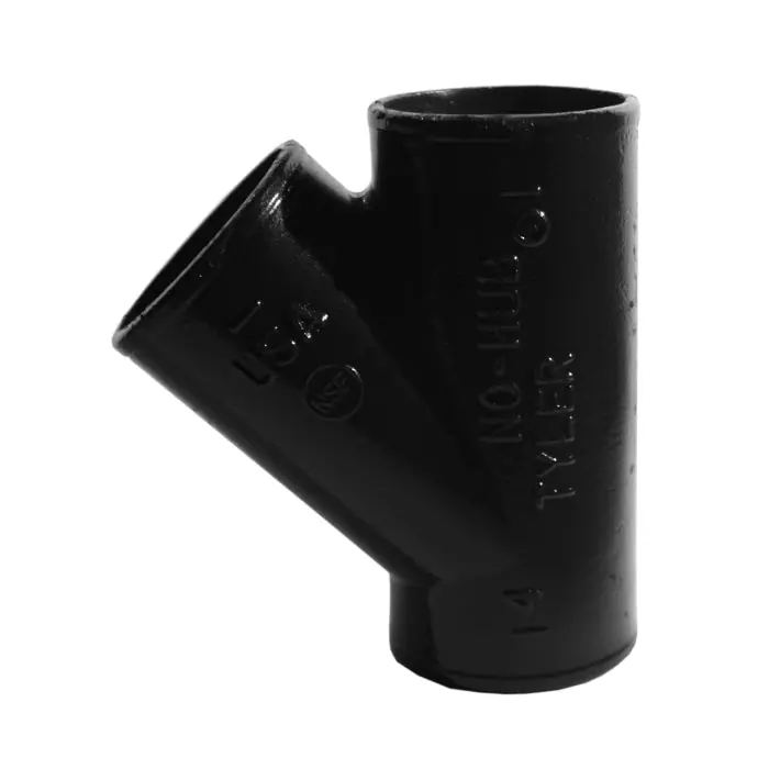 Tyler Pipe 008415 Pipe Wye 8 inches No-Hub End Style Cast Iron