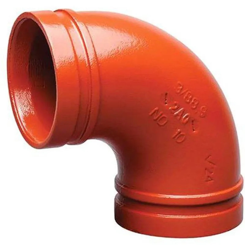 SK0387756-US20260702-105043-0 Victaulic FE65050P0C Grooved Concentric Reducer Orange Enamel 6 x 2-1/2 in. - Image 1