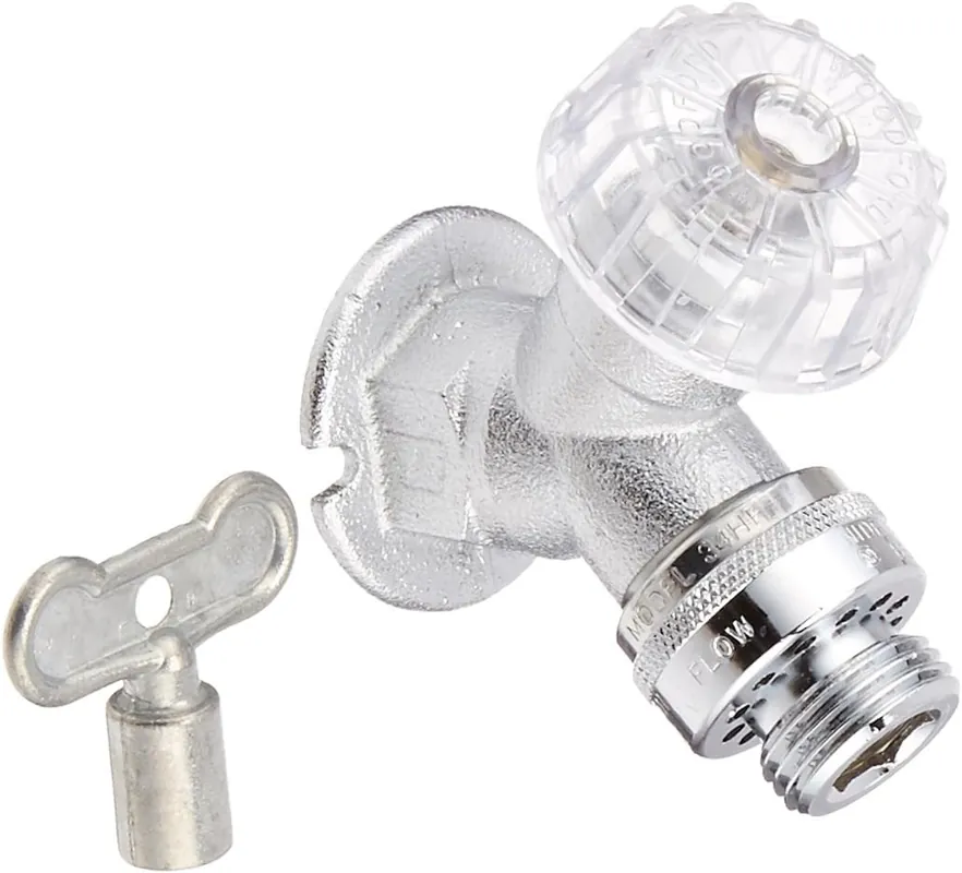 SK0387762-US20260702-105043-0 Woodford 24P1/2 Model 24 Chrome Wall Faucet P 1/2 Inlet Anti-Siphon - Image 1
