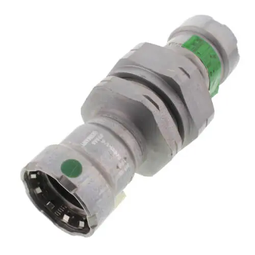 SK0387785-US20260702-105043-0 Viega 25720 MegaPress 1-1/2 in. Carbon Steel Union for Hydronic Applications - Image 1