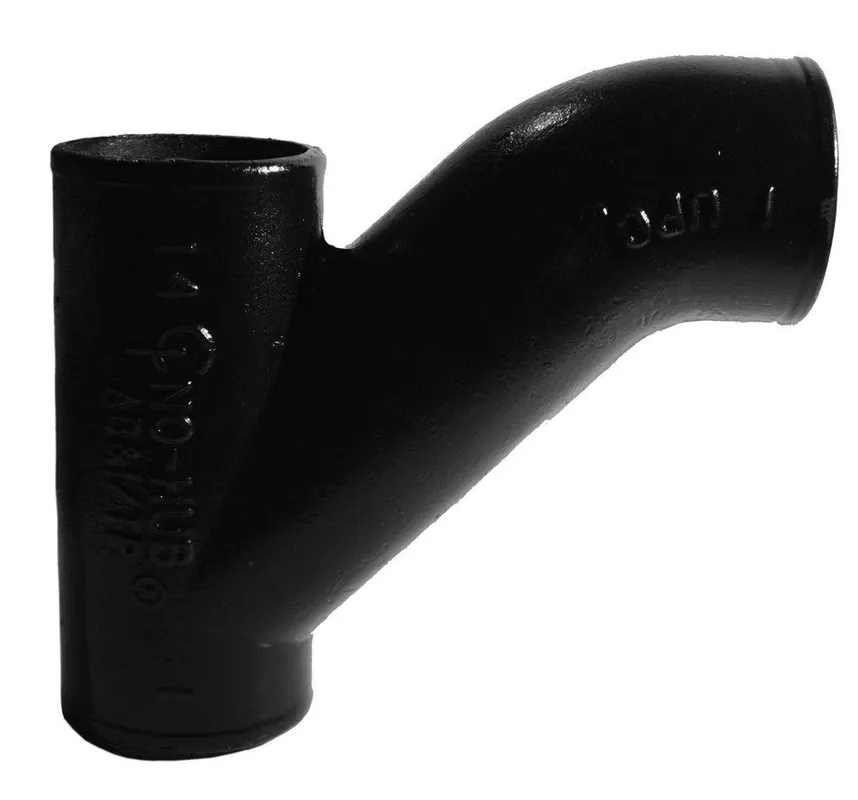 SK0388069-US20260702-105043-0 Tyler Pipe 008941 8x6 in. Cast Iron No Hub Reducing Tee Wye - Image 1