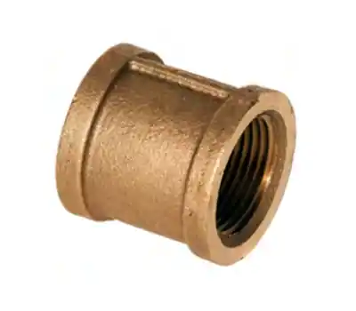 SK0388101-US20260702-105043-0 Merit Brass CCPLG38 3/8 Inch Chrome-Plated Brass Coupling - Image 1