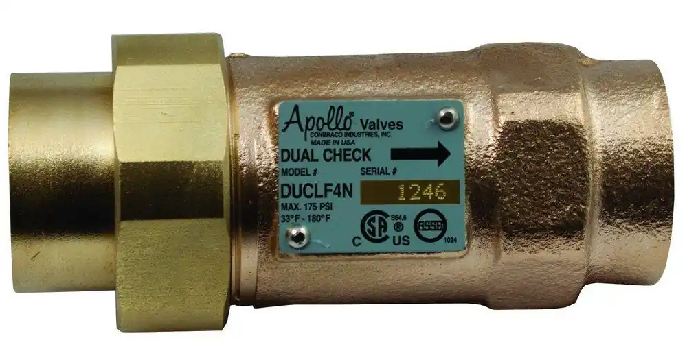 Apollo Valves 4NLF3A22A DUCLF4N Bronze FNPT Double Check Valve