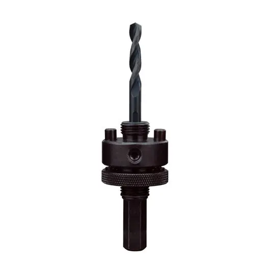 Milwaukee 49-56-7055 Large Thread Quick-Change Universal Hole Saw Arbor, 1-1/4 in and Larger Arbor, 7/16 in