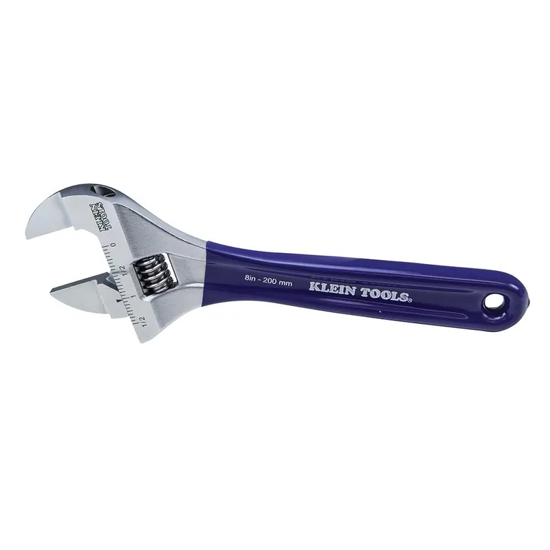 SK0388303-US20260702-105043-0 Klein Tools D86936 Adjustable Wrench with Slim Jaw 8-Inch - Image 1