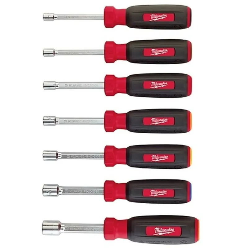 Milwaukee 48-22-2517 7 Piece HollowCore Magnetic Metric Nut Set