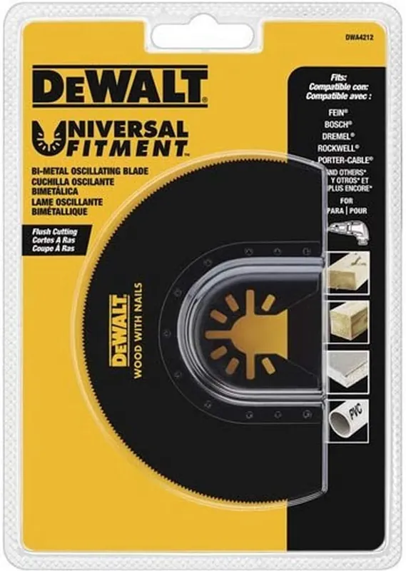 SK0388623-US20260702-105043-0 DEWALT DWA4212 Oscillating Flush Cut Blade Black - Image 1