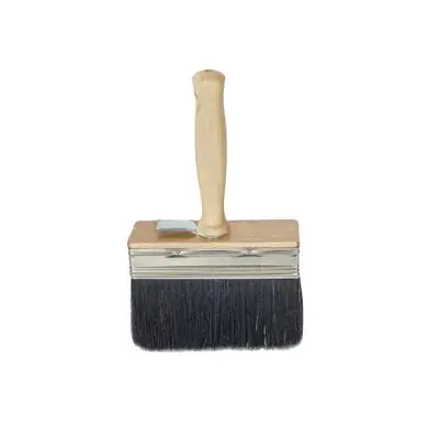 Bon 34-178 Italian White Wash Brush - Black Bristle 5-1/2 x 1-1/2