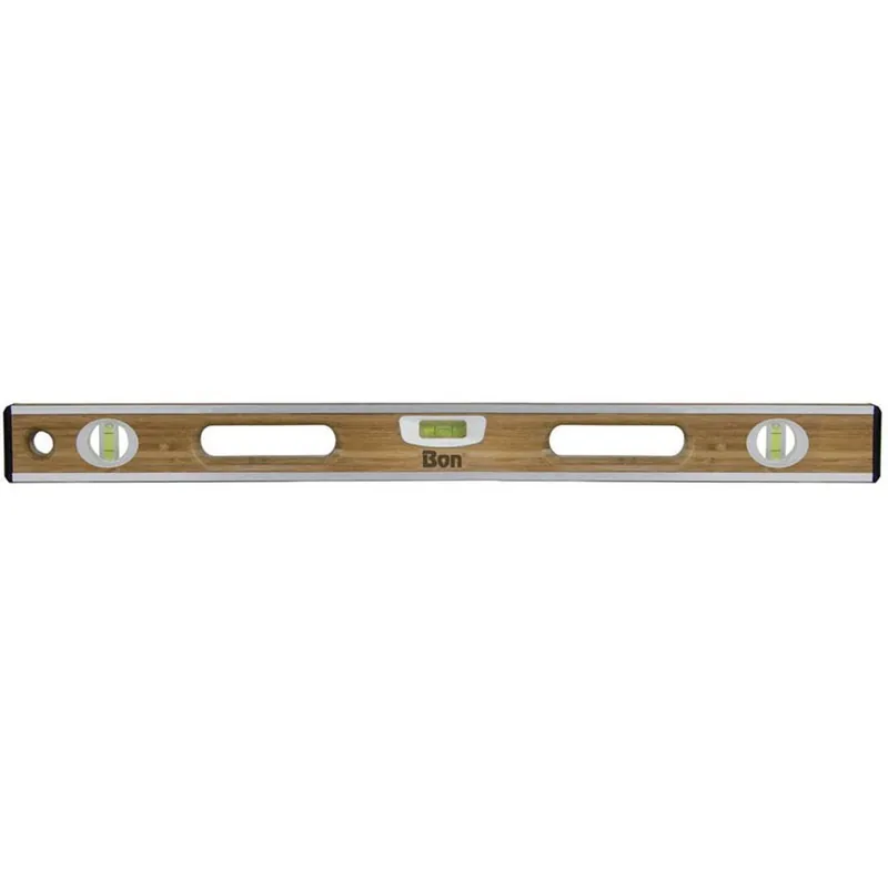 Bon 34-216 Bamboo Wood Level 24 Inches Aluminum Bound
