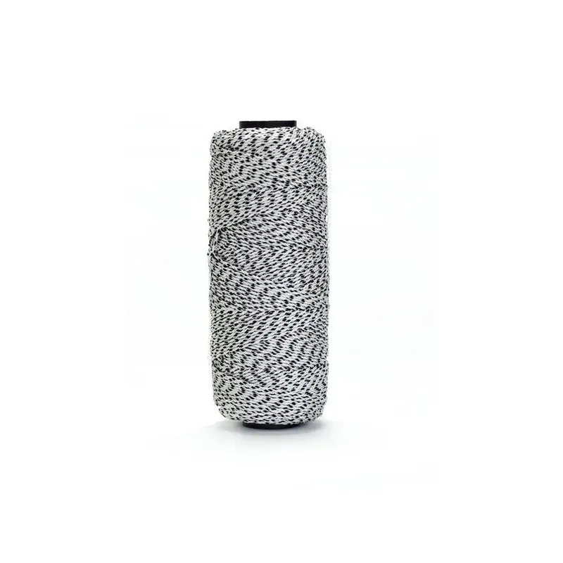 Bon 81-236 Braided Nylon Flecked Line 1000 Feet Black/White Flecks