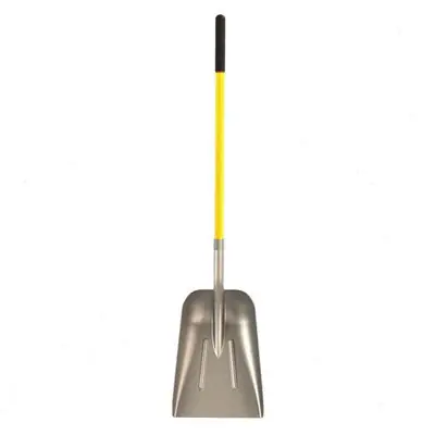 Bon Pro Plus 84-689 Western Aluminum Scoop - 48 Fiberglass Handle