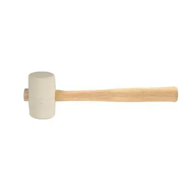 SK0390644-US20260702-105043-0 Bon Pro Plus 14-477 Rubber Mallet White 28 oz - Image 1