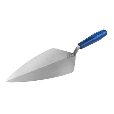 Bon Pro Plus 72-296 Narrow London Pro Carbon Steel Brick Trowel - 13 inches with Plastic Handle