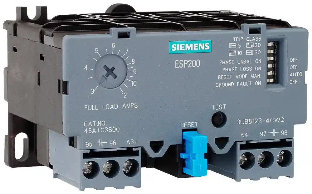 SK0391210-US20260702-105043-0 Siemens 3UB81234CW2 Solid State Overload Relay 3 to 12 Amp Frame A1 - Image 1