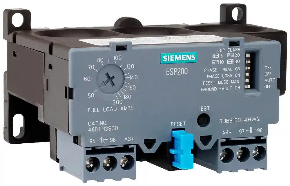 SK0392229-US20260702-105043-0 Siemens 3UB81334FW2 Solid State Overload Relay 13 to 52 Amp - Image 1