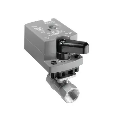Johnson Controls VG1241AD+9T4GGA Two-Way Brass Ball Valve with Electric Actuator
