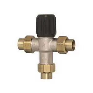 Resideo Braukmann AM100R-US-1 Thermostatic Mixing Valve 1/2 inch Union Sweat