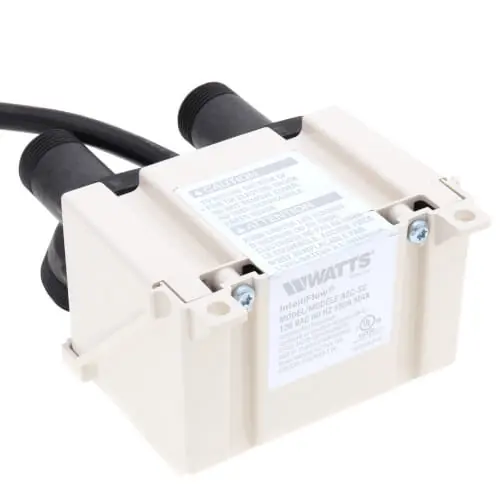 WATTS 0004648 IntelliFlow Automatic Washing Machine Water Shutoff Valve with Leak Sensor