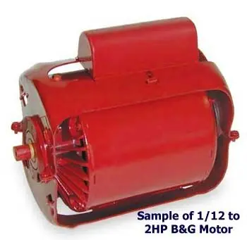 SK0397027-US20260702-105043-0 Bell & Gossett 169051 Single Phase 3/4 HP 115V 1725 RPM Motor - Image 1