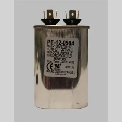 ENVIRO-TEC PE-12-0504 Oval Capacitor 10 MFD 370V