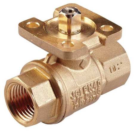 SK0398314-US20260702-105043-0 Johnson Controls VG1245ANH943BUA Two-Way Stainless Steel Trim NPT Ball Valve Thermal Barrier Closed Non-Spring-Return Electric Actuator - Image 1