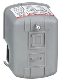 Square D 9013FHG9S154J38 Pressure Switch 600 VAC DPST 40 to 100 PSIG Non-Adjustable